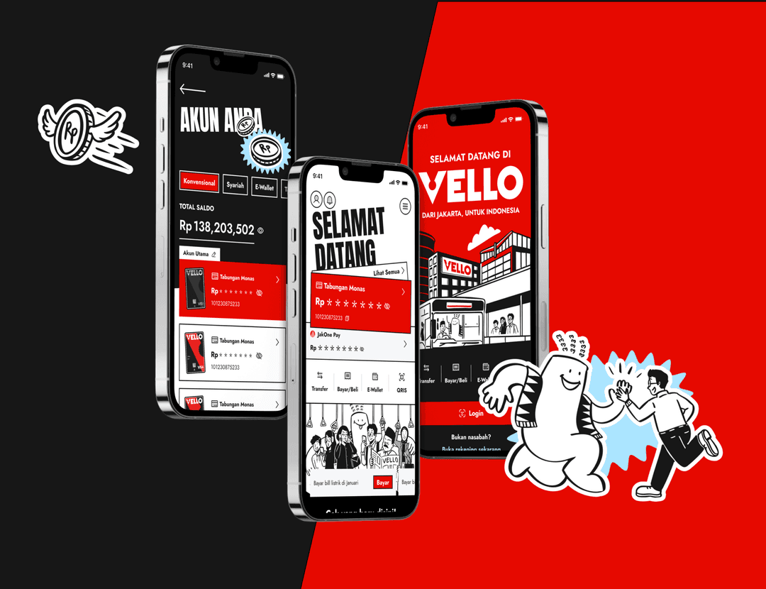 VELLO mobile banking app hero